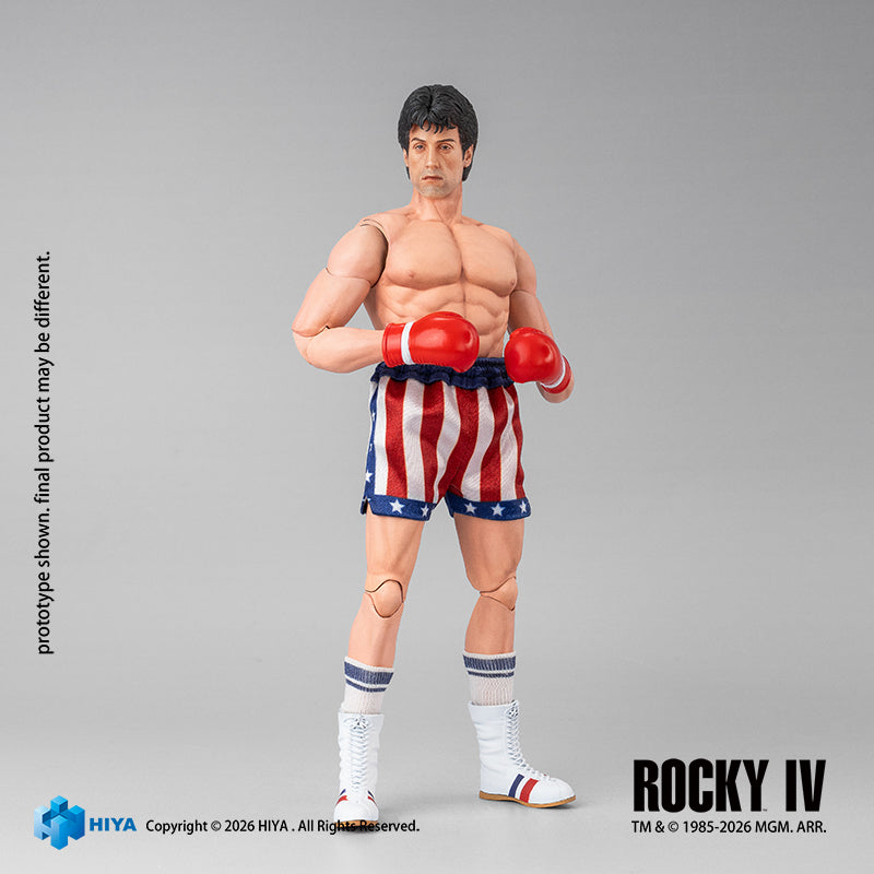 HIYA Exquisite Super Series 1/12 Scale 6.3 Inch Rocky IV Rocky Boxer V
