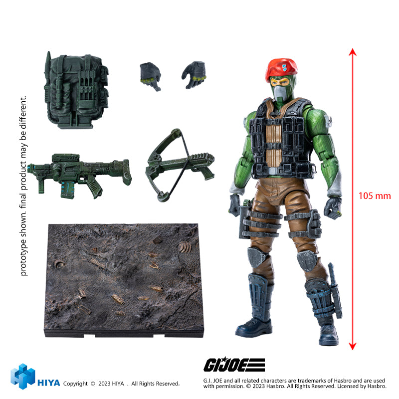 HIYA Exquisite Mini Series 1/18 Scale 4 Inch G.I.Joe Beach Head Action Figure