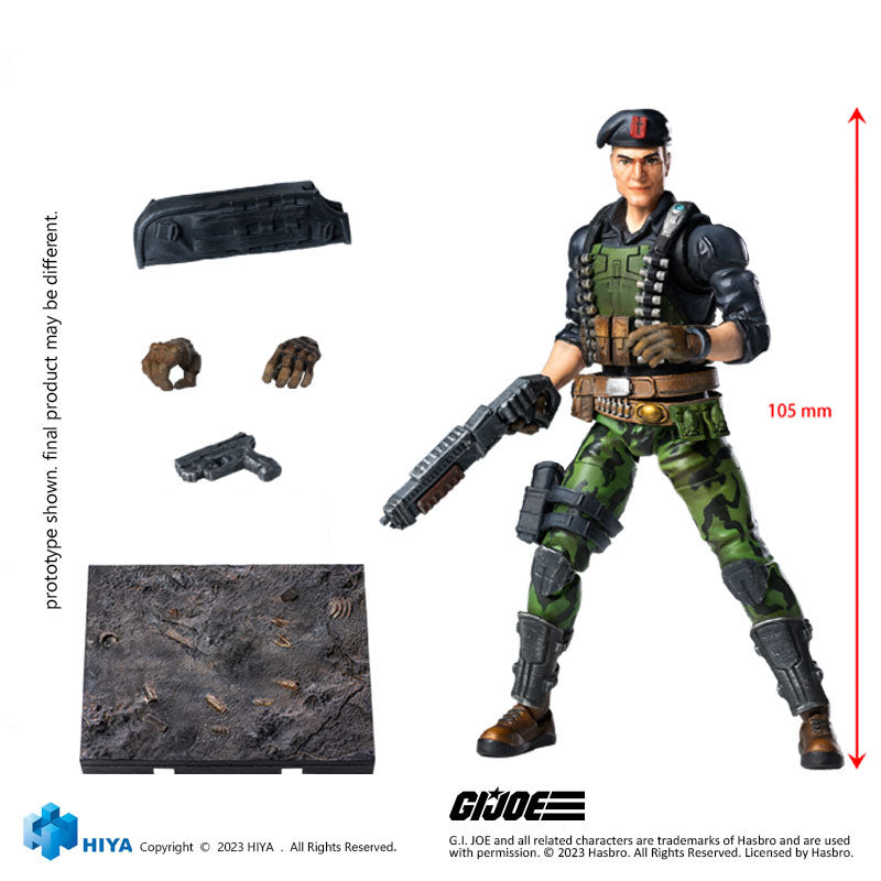 HIYA Exquisite Mini Series 1/18 Scale 4 Inch G.I.Joe Flint Action Figure