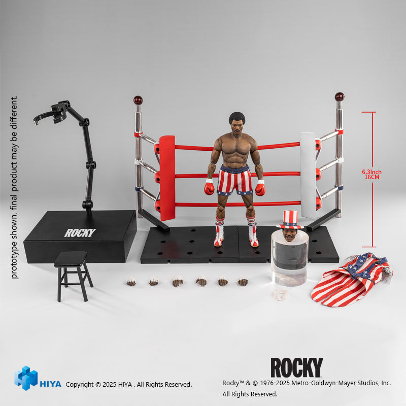 HIYA Exquisite Super Series 1/12 Scale 6 Inch RocKy I Apollo Action Figure