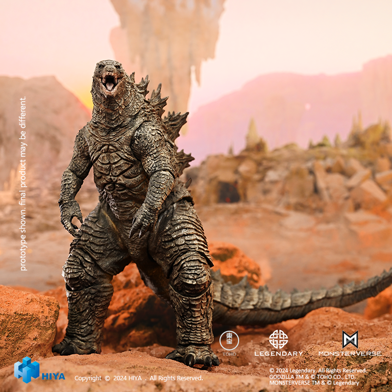 HIYA Exquisite Basic Series  None Scale 7 Inch Godzilla x Kong The New Empire Godzilla Rre-evolved Ver. Action Figure