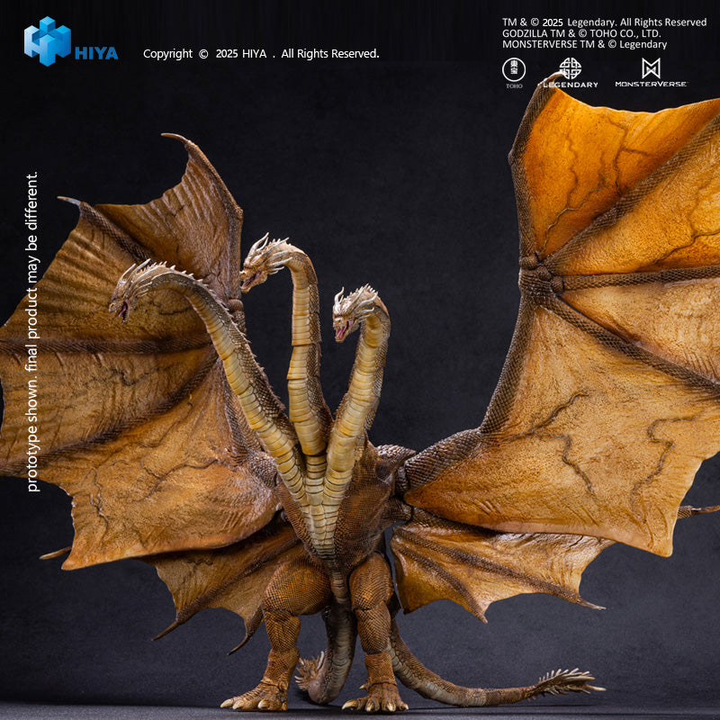 HIYA Exquisite Basic Series  None Scale 14 Inch Godzilla King of the Monsters King Ghidorah 2.0 Action Figure