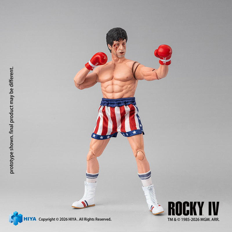 HIYA Exquisite Super Series 1/12 Scale 6.3 Inch Rocky IV Rocky Boxer Version Action Figure