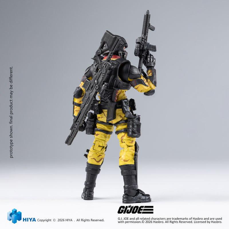 HIYA Exquisite Mini Series 1/18 Scale 4.1 Inch G.I.Joe Cobra Officers Python Patrol Version Action Figure