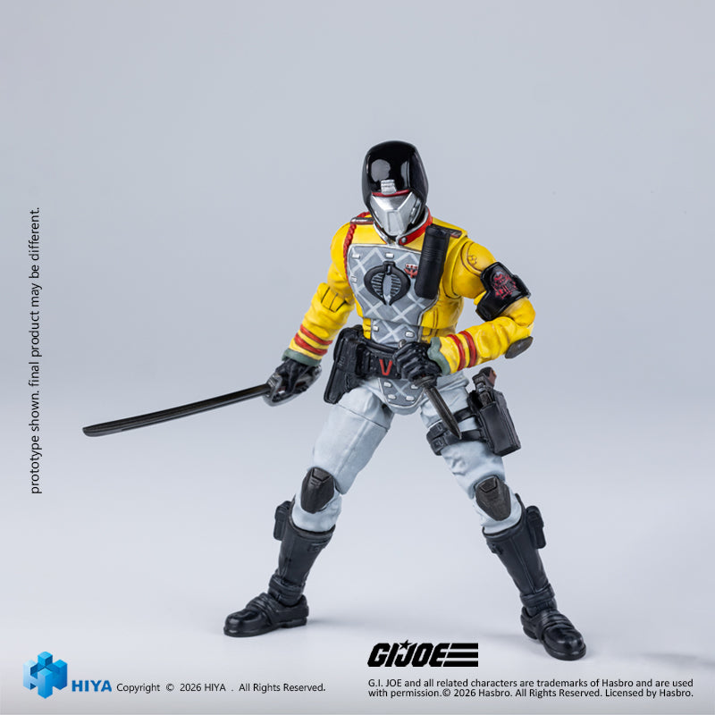 HIYA Exquisite Mini Series 1/18 Scale 4.1 Inch G.I.Joe Crimson Guard Python Patrol Version Action Figure