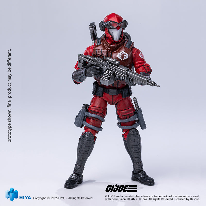 HIYA Exquisite Mini Series 1/18 Scale 4 Inch G.I.Joe Crimson Viper Action Figure
