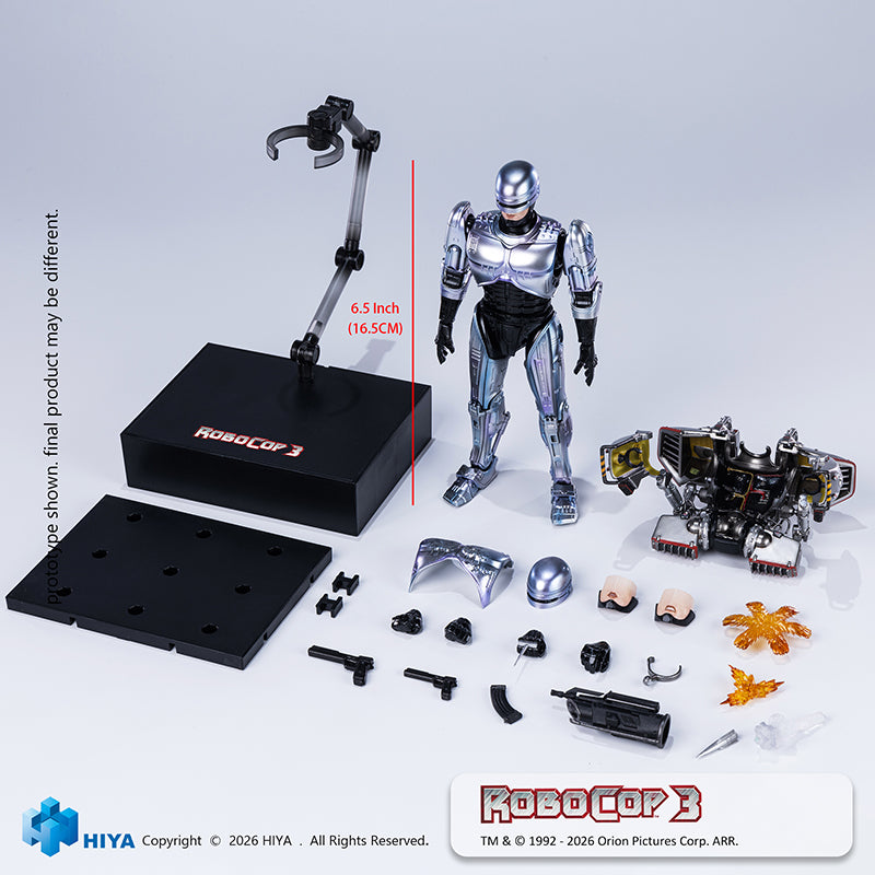 ROBOCOP フィギュア3点セット HIYA Exquisite Super Series 1/12 Scale 6 Inch RoboCop 3 RoboCop Action