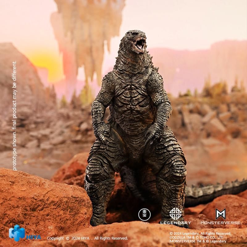 HIYA Exquisite Basic Series  None Scale 7 Inch Godzilla x Kong The New Empire Godzilla Rre-evolved Ver. Action Figure