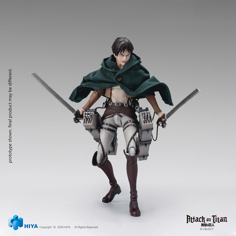 HIYA Exquisite Basic Series  1/12 5.9 Inch Attack on Titan 1-3 Eren Yaeger Action Figure