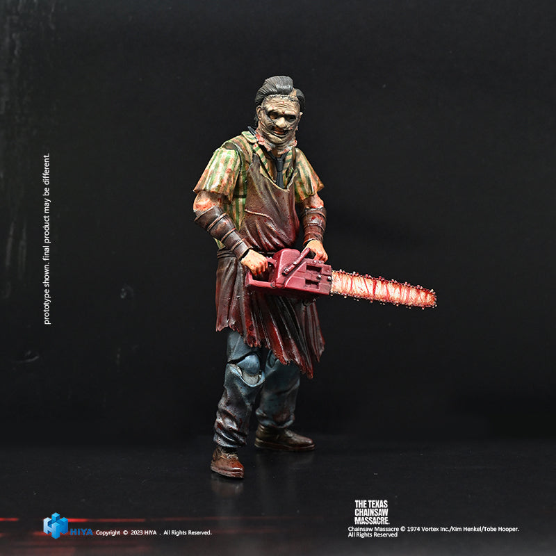 HIYA Exquisite Mini Series 1/18 Scale 4 Inch Texas Chainsaw Massacre 2003 Thomas Hewitt Slaughter Ver. Action Figure