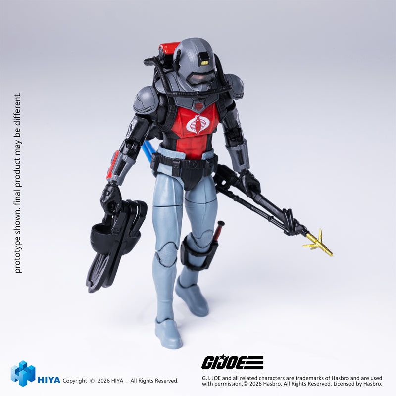 HIYA Exquisite Mini Series 1/18 Scale 4 Inch G.I.Joe Cobra Eel Action
