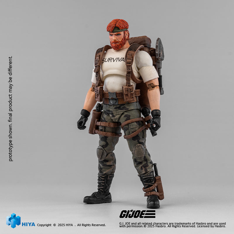 HIYA Exquisite Mini Series 1/18 Scale 4.3 Inch G.I.Joe Outback Action Figure