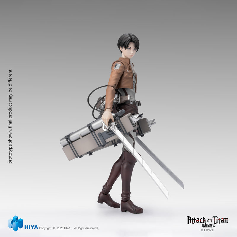 HIYA Exquisite Basic Series  1/12 5.7 Inch Attack on Titan 1-3 Levi Ackerman Action Figure