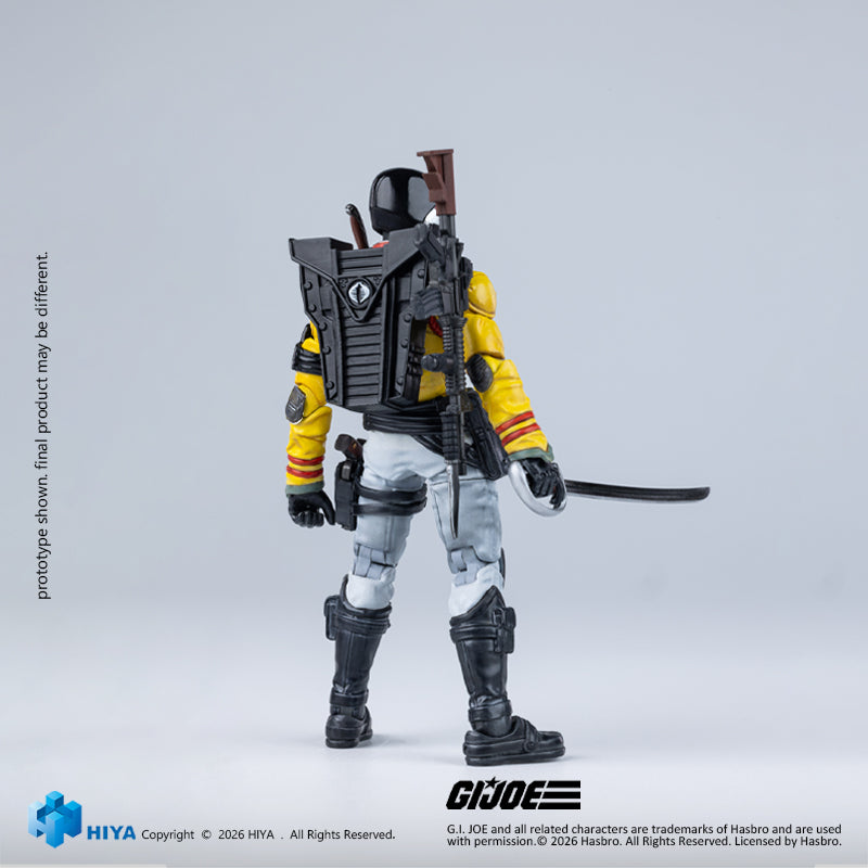 HIYA Exquisite Mini Series 1/18 Scale 4.1 Inch G.I.Joe Crimson Guard Python Patrol Version Action Figure