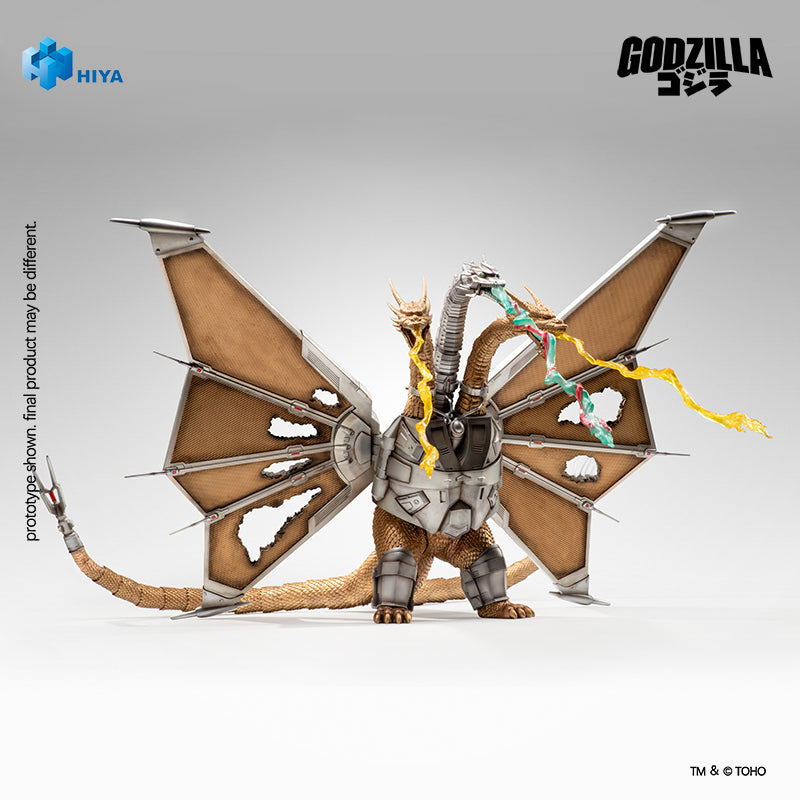 HIYA Exquisite Basic Series  None Scale 13 Inch Godzilla vs. King Ghidorah Battle Damaged Mecha King Ghidorah Battle Damaged Action Figure