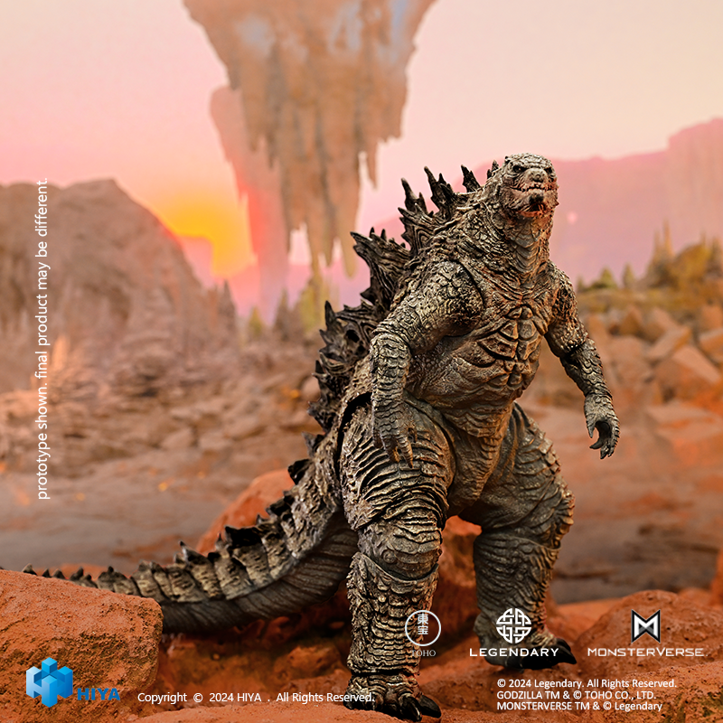 HIYA Exquisite Basic Series  None Scale 7 Inch Godzilla x Kong The New Empire Godzilla Rre-evolved Ver. Action Figure