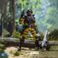 HIYA Exquisite Mini Series 1/18 Scale 4.1 Inch G.I.Joe Cobra Officers Python Patrol Version Action Figure