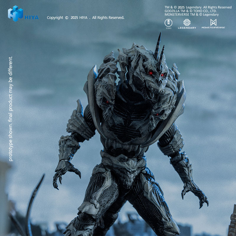 HIYA Exquisite Basic Series  None Scale 8 Inch Godzilla Final Wars 2004  Monster X Action Figure