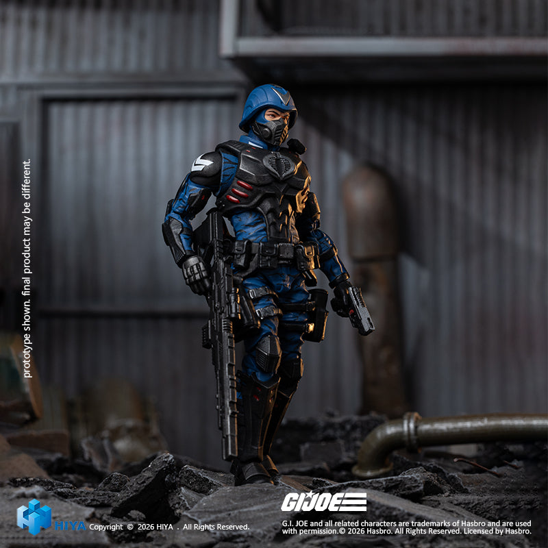 HIYA Exquisite Mini Series 1/18 Scale 4.1 Inch G.I.Joe Cobra Officer A