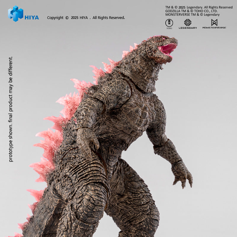HIYA Exquisite Basic Series  None Scale 7 Inch Godzilla x Kong The New Empire Godzilla Heat Ray Godzilla Evolved Ver. Action Figure