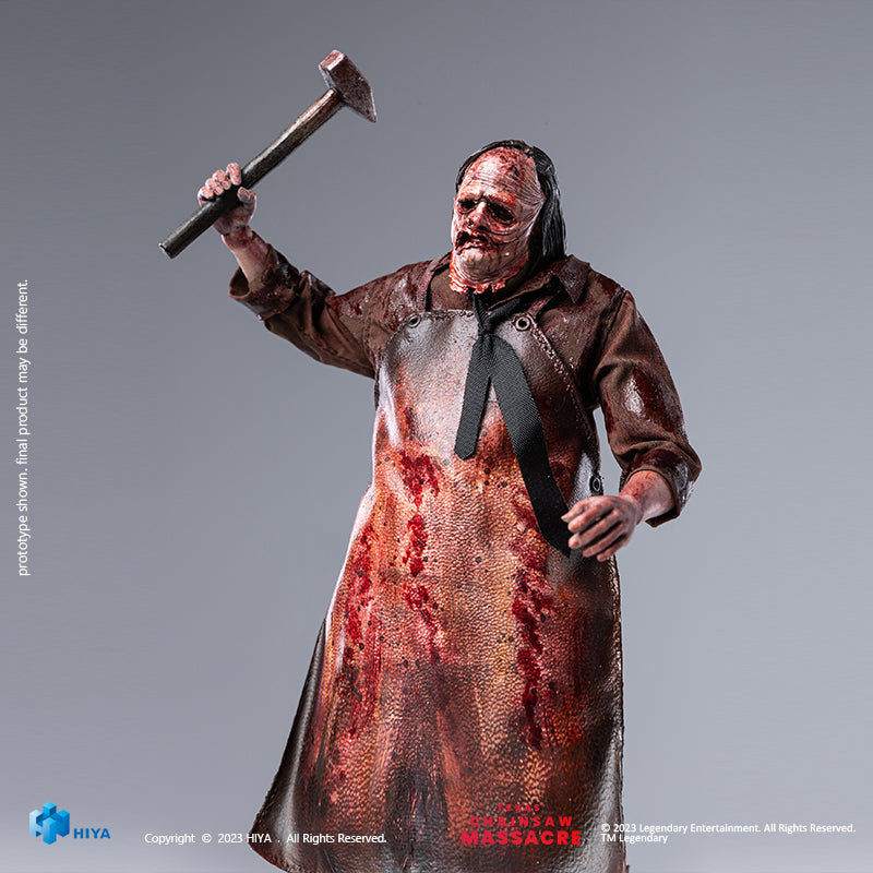 HIYA Exquisite Super Series 1/12 Scale 6 Inch Texas Chainsaw Massacre 2022 Leatherface Slaughter Ver. Action Figure