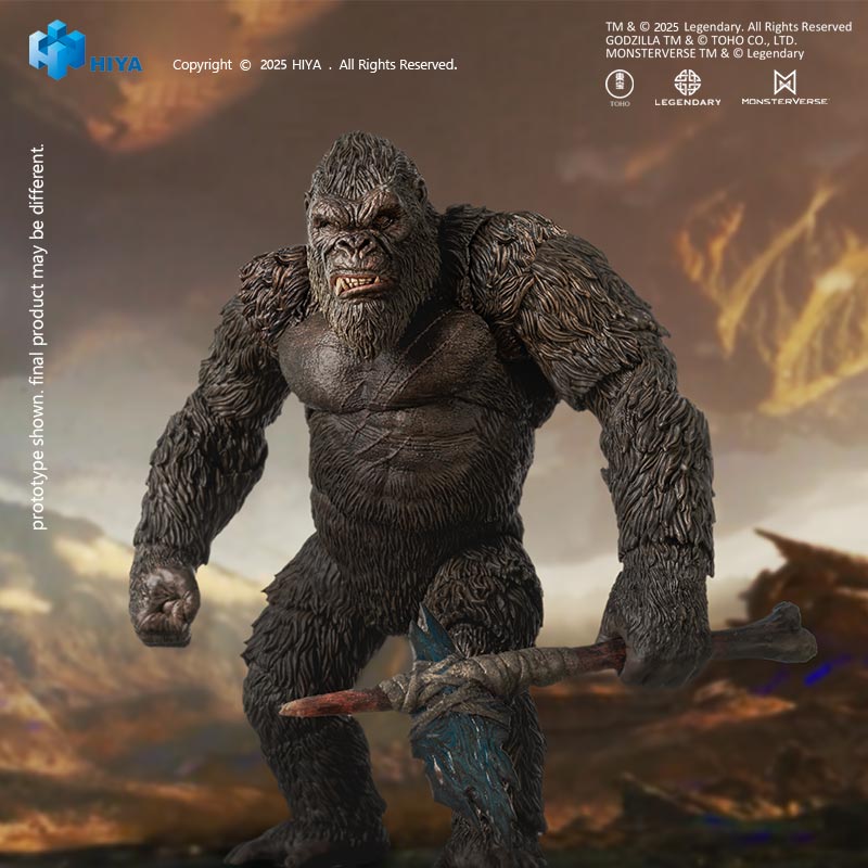 HIYA Exquisite Basic Series  None Scale 6 Inch Godzilla King of the Monsters Kong 2.0 Action Figure