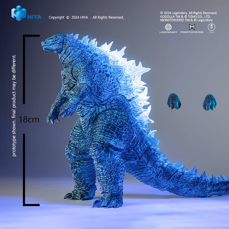 HIYA Exquisite Basic Series  None Scale 7 Inch Godzilla x Kong The New Empire Energized Godzilla Action Figure