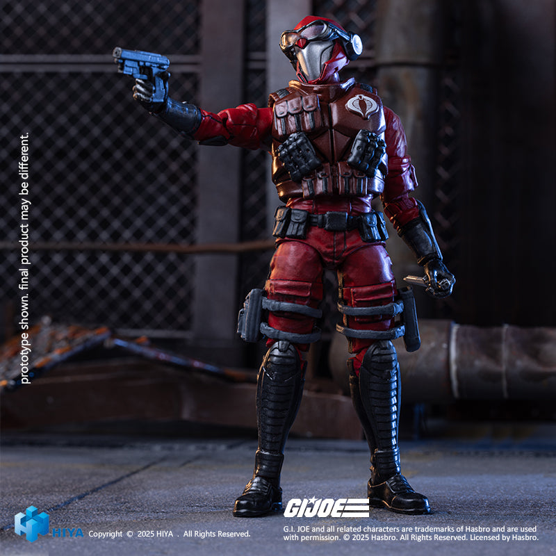 HIYA Exquisite Mini Series 1/18 Scale 4 Inch G.I.Joe Crimson Viper Action Figure