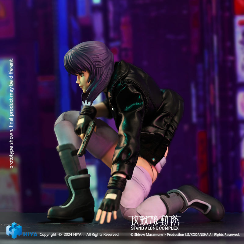 HIYA Exquisite Super Series 1/12 Scale 6 Inch GHOST IN THE SHELL Stand Alone Complex Kusanagi Motoko Action Figure