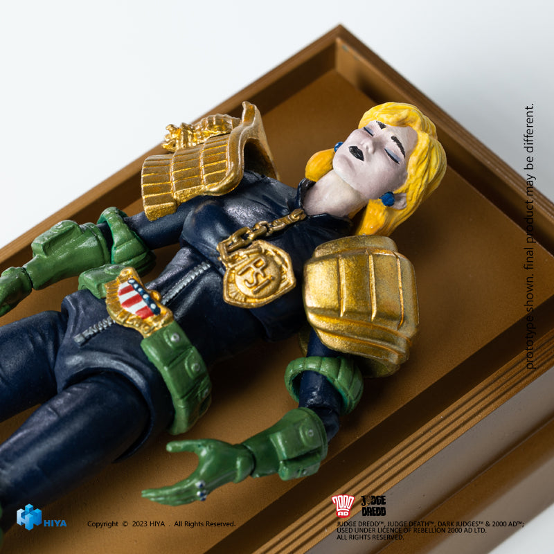 HIYA Exquisite Mini Series 1/18 Scale 4 Inch JUDGE DREDD Hall of Heroes Judge Anderson Action Figure