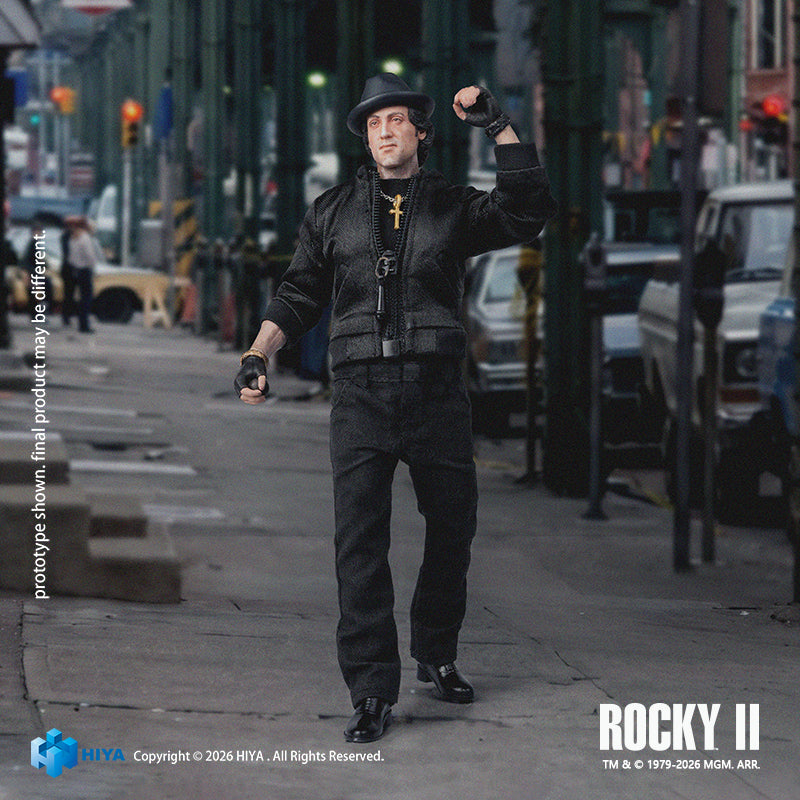 HIYA Exquisite Super Series 1/12 Scale 6 Inch Rocky II Rocky Action Figure