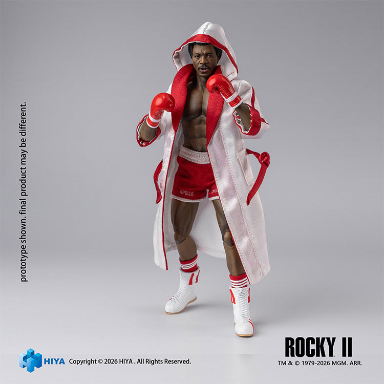 HIYA Exquisite Super Series 1/12 Scale 6 Inch Rocky II Apollo Action Figure