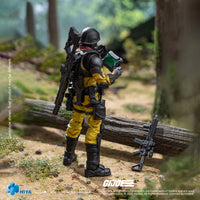 HIYA Exquisite Mini Series 1/18 Scale 4.1 Inch G.I.Joe Cobra Officers Python Patrol Version Action Figure