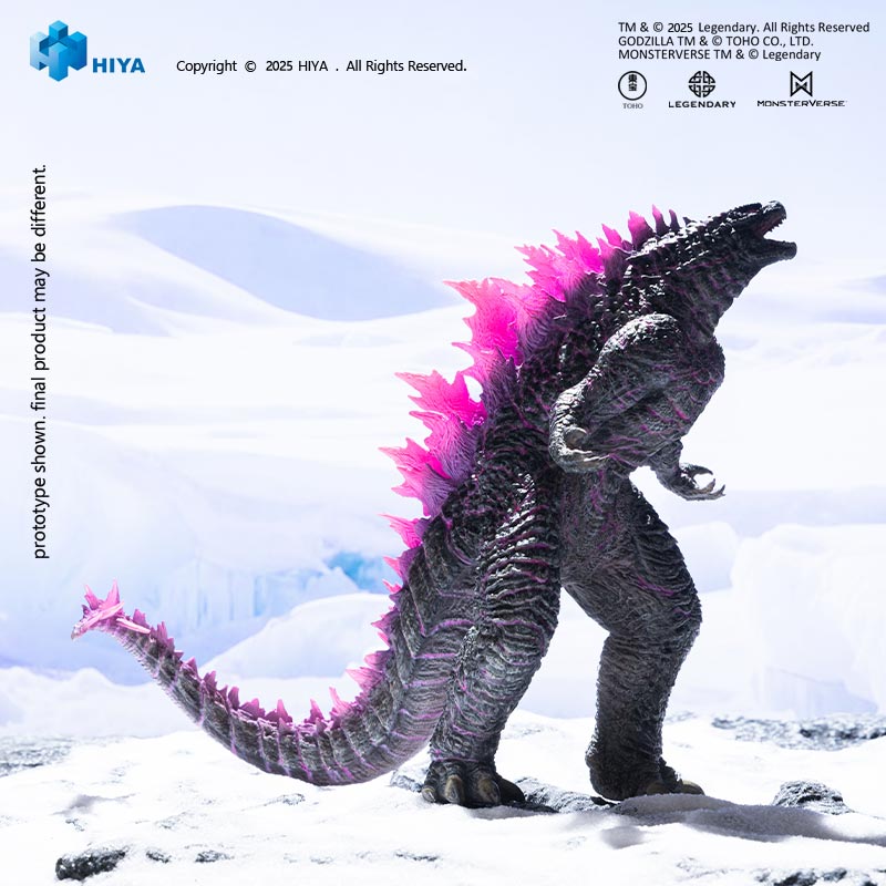 HIYA Stylist Series None Scale 7 Inch Godzilla x Kong The New Empire Godzilla Evolved Translucent Ver. PVC statue