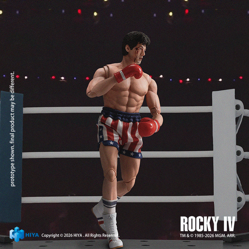 HIYA Exquisite Super Series 1/12 Scale 6.3 Inch Rocky IV Rocky Boxer Version Action Figure