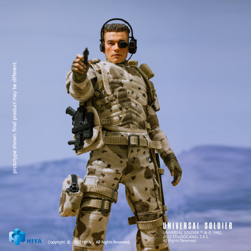 HIYA Exquisite Super 1/12 Scale 6 Inch Universal Soldier Luc Deveraux Action Figure