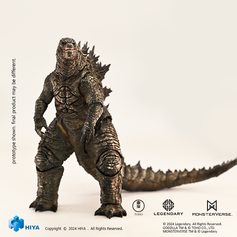 HIYA Exquisite Basic Series  None Scale 7 Inch Godzilla x Kong The New Empire Godzilla Rre-evolved Ver. Action Figure