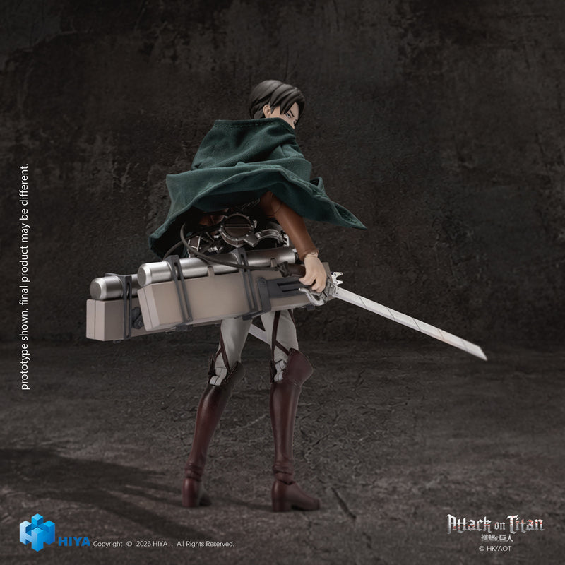 HIYA Exquisite Basic Series  1/12 5.7 Inch Attack on Titan 1-3 Levi Ackerman Action Figure