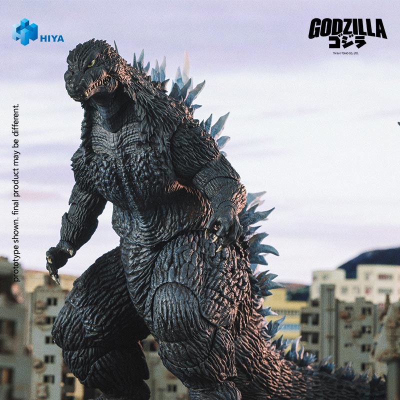 HIYA Exquisite Basic Series  None Scale 7 Inch Godzilla AGAINST MECHAGODZILLA Heat Ray Godzilla  Action Figure