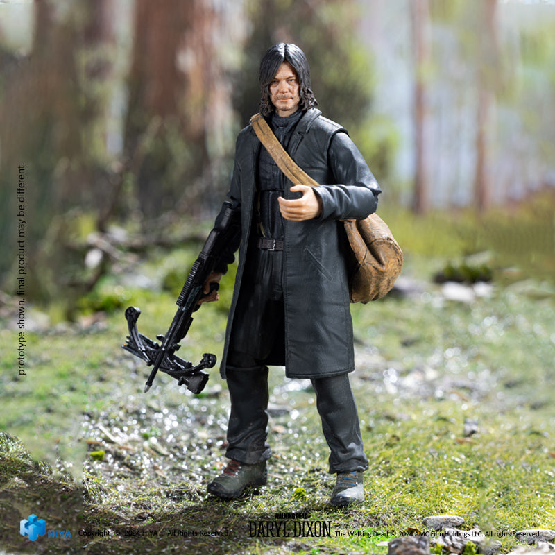 HIYA Exquisite Mini Series 1/18 Scale 4 Inch The Walking Dead Daryl Dixon Daryl Action Figure