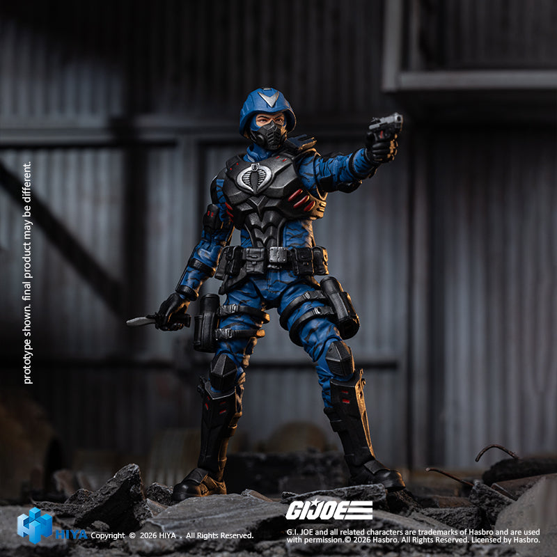 G.I.ジョー Cobra Officer E-06フィギュア　GW半額値下げ中 HIYA Exquisite Mini Series 1/18 Scale 4.1 Inch G.I.Joe Cobra Officer A