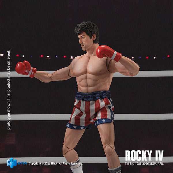 HIYA Exquisite Super Series 1/12 Scale 6.3 Inch Rocky IV Rocky Boxer V