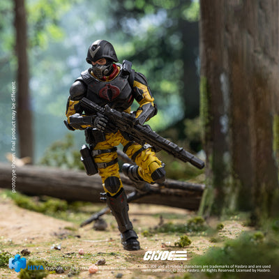 HIYA Exquisite Mini Series 1/18 Scale 4.1 Inch G.I.Joe Cobra Officers Python Patrol Version Action Figure