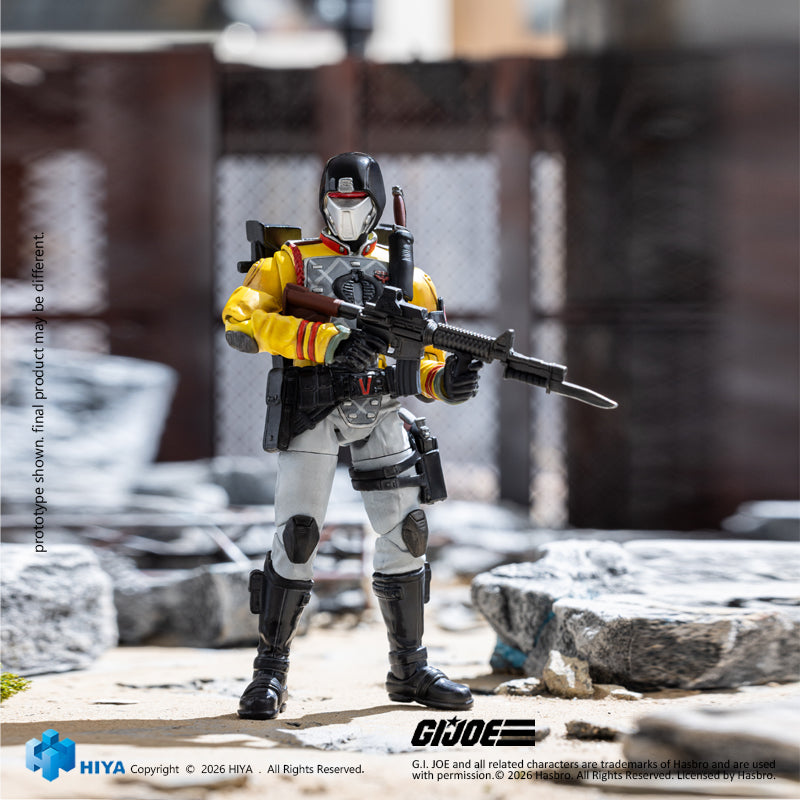 HIYA Exquisite Mini Series 1/18 Scale 4.1 Inch G.I.Joe Crimson Guard Python Patrol Version Action Figure