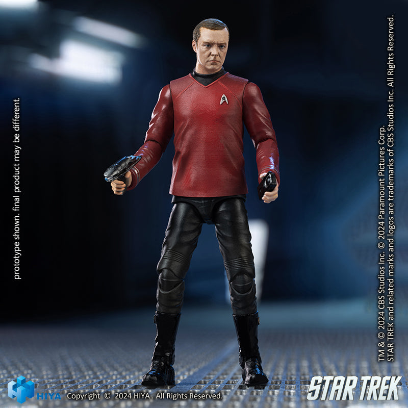 HIYA Exquisite Mini Series 1/18 Scale 4 Inch STAR TREK 2009 Scotty Action Figure