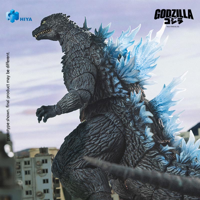 HIYA Exquisite Basic Series  None Scale 7 Inch Godzilla AGAINST MECHAGODZILLA Heat Ray Godzilla  Action Figure