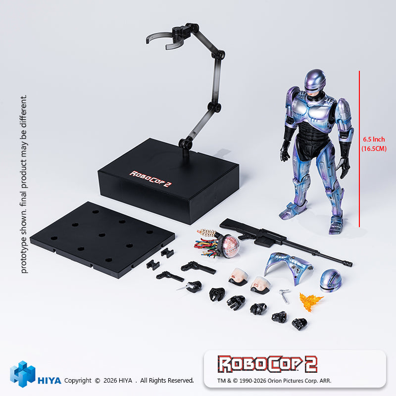 HIYA Exquisite Super Series 1/12 Scale 6.5 Inch RoboCop 2 RoboCop Acti