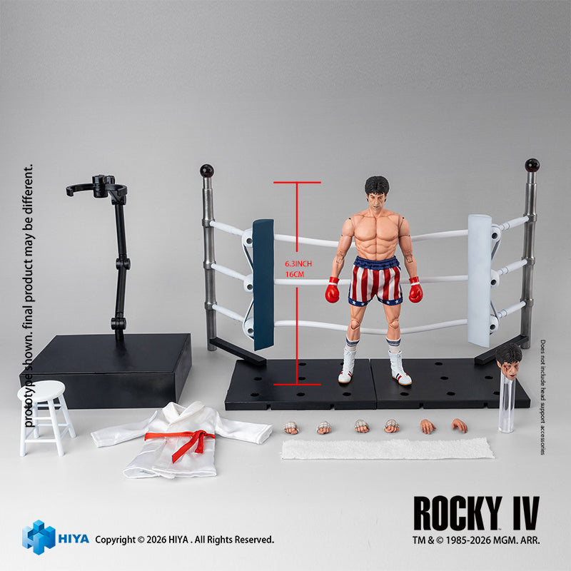 HIYA Exquisite Super Series 1/12 Scale 6.3 Inch Rocky IV Rocky Boxer Version Action Figure