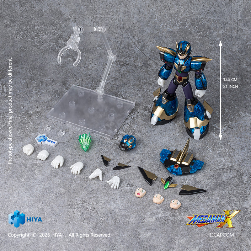 HIYA Exquisite Basic Series  None Scale 6.1 Inch Mega Man X series X Ultimate Armor Version Action Figure