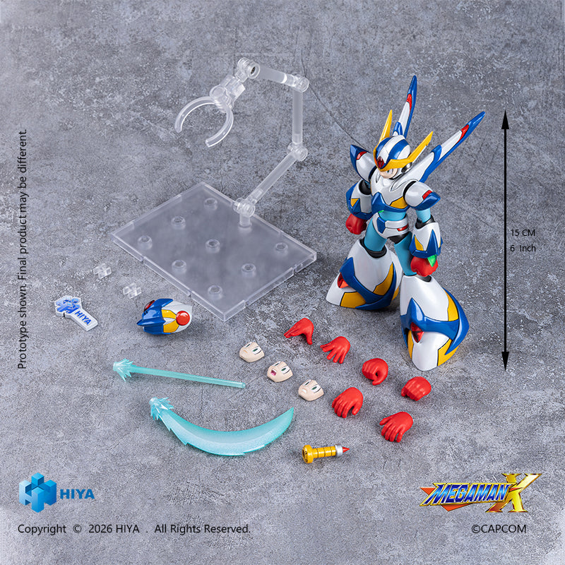 6.未開封★diego forlan★prostars★フィギュア HIYA Exquisite Basic Series None Scale 6 Inch Mega Man X series X Falc